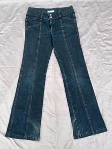 Women's Flared Dark Wash Jeans