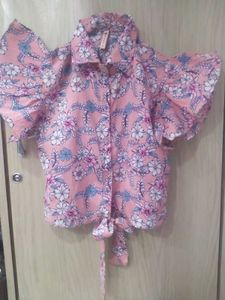 Crop Top Floral Design