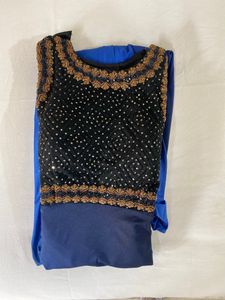 Sparkling Royal Blue Maxi Dress