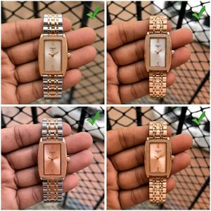 Tissot Two-Tone Rectangle Watch