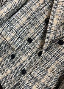 Urbanic Set Of Chic Plaid Double-Breasted Blazers