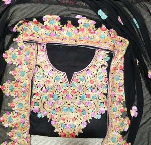 Pure Kashmiri Rayon Unstitched Suit