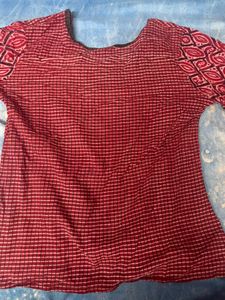 Chic Bell Sleeve Printed Top