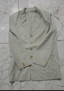 Classic Light Grey Blazer Suit