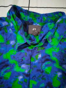 New Abstract Print Long Sleeve Shirt