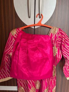 Pink Patiala Suit with Dupatta