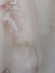 Cute Peach Lace Dress