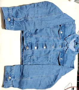 Women Denim Blue Jacket