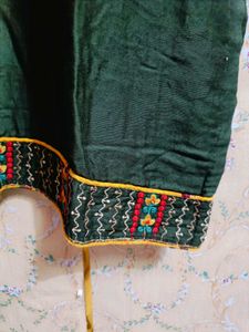 Elegant Green Embroidered Suit with duppata