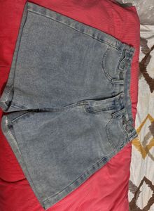 Light Wash Denim Shorts