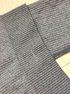 Savana Grey Ribbed Flared Pants