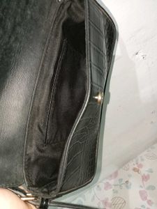 Shein Black Baguette