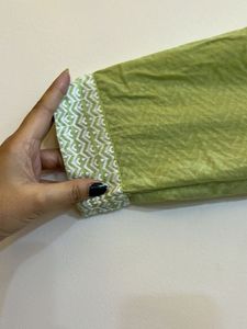Light Green Embroidered Kurta