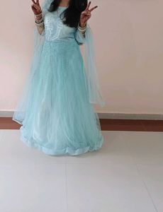 Stunning Mint Green Sequin Gown