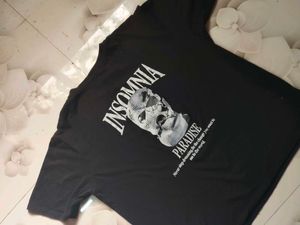 Black Insomnia Graphic T-Shirt