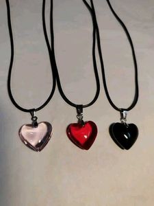 Heart Pendant Necklaces (Set of 3)