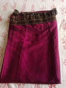 Beautiful Deep Pink Saree