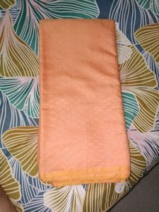 orenge Brocade Fabric piece