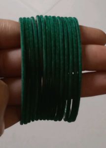 Green Velvet Bangles