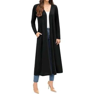 Long Black Mesh Shrug