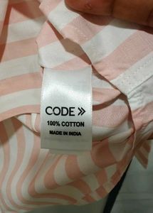 Pink &amp; White Striped Shirt (code by lifestyle)