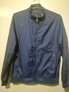 Korean Navy Blue Bomber Jacket