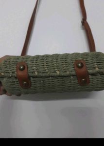 Woven Crossbody Bag