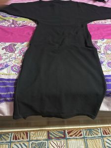 Classic Black Midi Dress