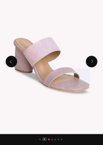 Vishudh Mauve Heeled Sandals