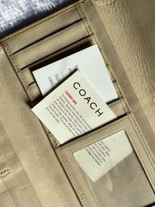 Vintage Coach Tote and Wallet Combo with Card