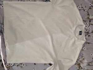 SHEIN Ribbed Crewneck T-Shirt