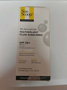 Sun Scoop Featherlight Fluid Sunscreen SPF 50+