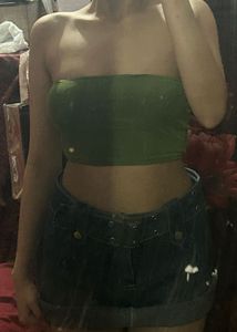 dollskill tube top with bolero