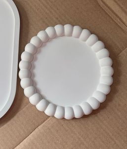 bubble trinket tray with ribbed jar