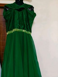 Beautiful Emerald Green Saree