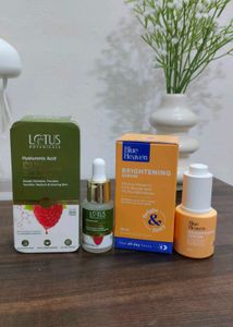 Lotus & Blue Heaven Serums
