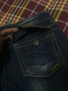 Stylish Dark Wash Denim Jeans