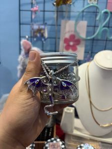 Dragon Pendant Necklace in Jar
