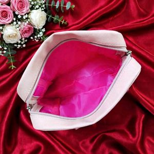 Cute Pink Cosmetic Bag