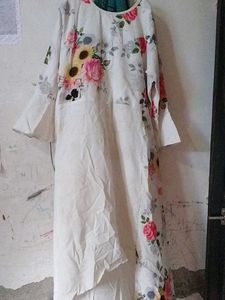 beautiful flower print froc