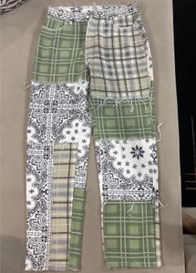 Patchwork Plaid &amp; Paisley Jeans