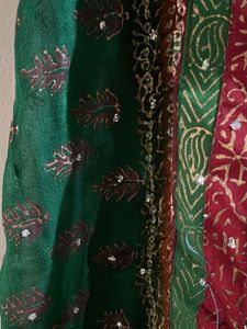Navratri special Bandhani  Dupatta handcrafted