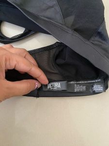 Stylish Black Mesh Sports Bra
