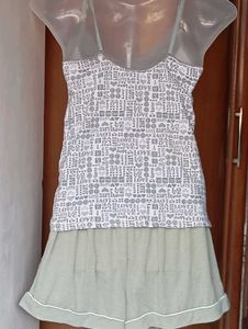 Cute Love Print Pajama Set