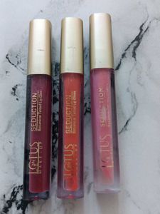 Lotus Seduction Botanical Tinted Lip Gloss Trio