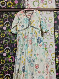 Boho Floral Print Kurta
