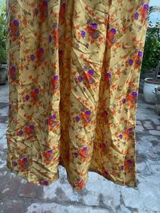 Yellow Floral Maxi Dress
