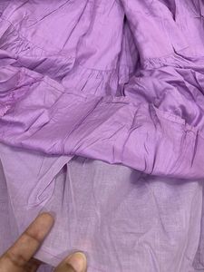 Bohemian Purple tiered skirt