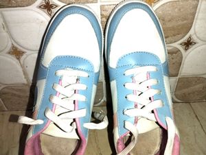 Blue &amp; White Fashion Shoes