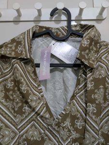 Patterned Crop Top